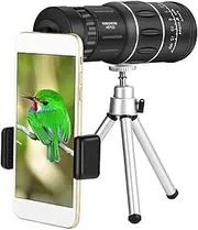 16x52 High Definition Heavy Duty Telescope Powerful Dual Focus Monocular Waterproof Outdoor Telescope Bird Watching Monocular