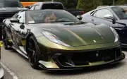 1:18 BBR FERRARI 812 COMPETIZIONE APERTA VERDE VOLTERRA No D&G MR AMALGAM 18/100