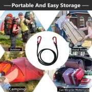 Elastic Kayak Paddle Leash Safety Hook Coiled Lanyard Cord Rope Boat Accessories
