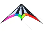 Professional Dual Line Stunt Kite Kids Gift Good Flying 48 Inch Blue Large Delta