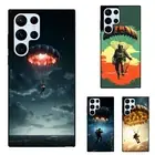 paratrooper vintage parachute Trendy Case For Samsung Galaxy Z Fold Flip 3 4 5 6
