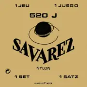 Savarez Guitar Strings High Tension Nylon 520J Yellow Card