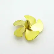 Toy Accessories 1PC 5-Blades Copper Propeller Diameter 35mm M4 Prop Compatible with RC Boat Scale Marine Submarine (Color : Right Hand)