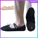 WOMEN MEN SOFT ANTI-SLIP SOLE ADULTS DANCE BALLET SHOES GYMN