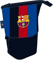 safta Unisex Children's Container Convertible to a Pencil Case F.C. Barcelona 1ª Team 22/23, 80 x 60 x 190 mm, Navy Blue and Garnet Red, Estandar, Navy and Garnet Red