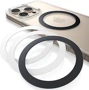 Lamicall for Mag Safe Sticker Ring - 4 Pack Powerful Magnetic Ring - Mag Safe Ring Compatible with Mag Safe Magnetic Wireless Charger Case for iPhone 16 15 14 Pro Max Galaxy Android Accessories