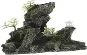 Large Resin Rockery Ornament for Fish Tanks Aquarium Decor for Turtle Tanks Aquariums Realistic Rock Decoration for Aquatic Environments