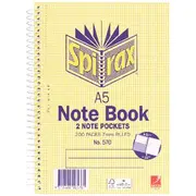 Spirax A5 Notebook 200 Page