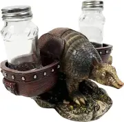 Urbalabs Western Armadillo, Wolf, Donkey, Pig and Horse Large Salt and Pepper