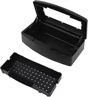 Nail Art Tool Clean Box High Grade Impurity Inhibiting Portable Tray Separate Filter Layer Jewelry Nail Cleaning ABS Material Multifunctional Environment