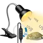 Reptile Heat Lamp Rotating Reptile Light Bracket With Clamp UVA/UVB Heating FD5