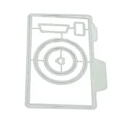 Camera Metal Cutting Die Decorative Die Cuts Embossing Mould Template for DIY Paper Art Crafts Photo Album Cards Decor Silver