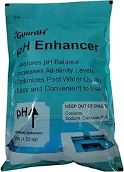 GuardH pH Enhancer, Pool Water Alkalinity Increaser, 8 lbs, for Pools and Spas