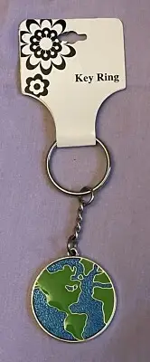 Curfew Planet Earth Key Chain FOB-New