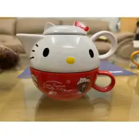 在飛比找蝦皮購物優惠-Hello kitty茶壺杯雙層兩用