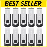 Elegant 64GB USB Flash Drive Set - 10 Pack with Custom Logo Service Available