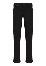 NWT E.ARMANI J06 SLIM FIT JEANS WITH MAXI EMBROIDERED LETTERING 6L1J06 1DS1Z 42