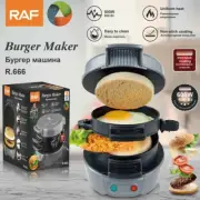 Electric Burger Sandwich Maker 600W Bread Grill Baking Toaster Bread Machine for