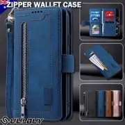 For iPhone 16 15 14 13 12 11 Pro Max XS 8/7/SE Case Leather Wallet Flip Cover