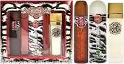Cuba Jungle Zebra by Cuba for Women - 3 Pc Gift Set 3.3oz EDP Spray, 6.7oz Deodorant Body Spray, 4.3oz Body Lotion