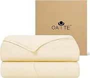 OAITE Cooling Comforter Queen Size, Double-Sided Cold Tech Fabric Cooling Blanket for Night Sweats and Hot Sleepers, Q-Max > 0.4，Summer Comforter, Breathable Soft Silky Smooth Lightweight