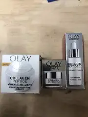 Olay Collagen Peptide 24 Eye Cream + Day Cream 50ml + Day Serum 40mlNew & Sealed