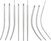 [BodyAce] 16G 18G 20G Piercing Tapers Can Be Bent Arbitrarily, Threadless Insertion Pin Screw On Assistant Tool, Body Piercing Stretching Kit for Ear/Nose/Lip/Eyebrow