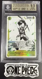BGS 9.5 One Piece ST13-010 C* Portgas.D.Ace Alt Art - English-The Three Brothers
