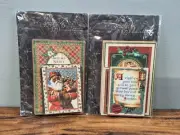 Graphic45 Journaling & Ephemera Cards Lot of 2 Christmas Carol & ST NICHOLAS