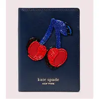 在飛比找蝦皮購物優惠-【現貨】Kate Spade 專櫃款 防刮牛皮 櫻桃 護照夾