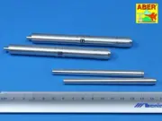 Aber 1/35 128mm L/61 Barrels for Anti-Aircraft 12.8cm FlaK 40 Zwilling for Takom