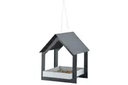 Esschert Design: Hanging Bird Table - Dark Grey/White