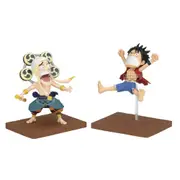 Banpresto World Collectable Figure Log Stories One Piece Monkey D Luffy and Enel Figure