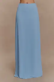 Katalina Chiffon Maxi Skirt - Sky Blue