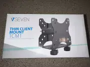 Thin Metal Mount Shelf Stand Save Space Mount on Wall Pole Monitor VESA TCM1 NEW