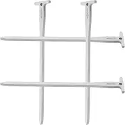 KITANDOVE 4pcs Outdoor Camping Stakes Fixing Pegs for Tents Fireproof Mats and Picnic Setups Lightweight Easy to Use Ground Spikes for Garden and Outdoor Activities