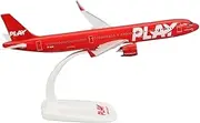 Replica Pre-Build Aircraf Die-Cast Metal1:200 Scale for A321NEO Fly Play Iceland Play Replica Alloy Airplane Model Collection Display Collection Gift Display
