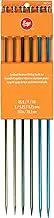 Boye Anodized Aluminum Straight Knitting Needle Set, US Sizes 8, 9, 10, Multicolor