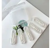 5PCS Contact Lens Tool Case Set Tweezer Remover Inserter Applicator, White