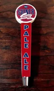 New Shiner Beer Wild Hare Pale Ale Tap Handle