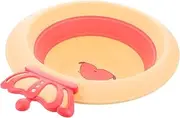 Yardwe Collapsible Portable Wash Basin for Boy Girl Lightweight Dish Tub for Washing Face Bathing for Home Travel Outdoor Activities Space Saving Design