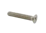 100PK M4 X 30mm - Phillips Flat Head Machine Screw (Countersunk) Carbon Steel