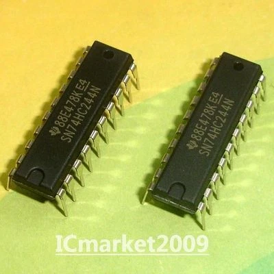 100 PCS SN74HC244N DIP-20 74HC244N 74HC244 Octal Buffers And Line Drivers Chip