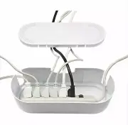 D-Line Cable Management Box Hide And Conceal Power Strips Electrical Cords From