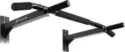 Multi-Grip Wall-Mounted Chin-Up Bar - Supports 300 lbs, Compact Design