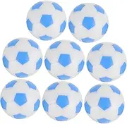 Toyvian 8pcs Mini Foosball Balls Tabletop Soccer Replacement Balls for Desk Foosball Games Colorfast Material for Indoor Entertainment and Office Leisure