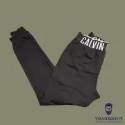 Calvin Klein CK men black intense power lounge jogger sleep pants size S