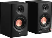 [Edifier] MR3 Bookshelf Speakers Bluetooth V5.4 Powered PC Speaker, Hi-Res Audio Studio Monitor, Headphone Output RCA AUX Balanced TRS Input, Black