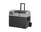 Brass Monkey Portable 42L Fridge Freezer with Solar Charger Board plus Handles