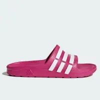 在飛比找樂天市場購物網優惠-Adidas Duramo Side 系列兒童舒適拖鞋(桃)